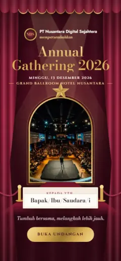 Template Gala Dinner