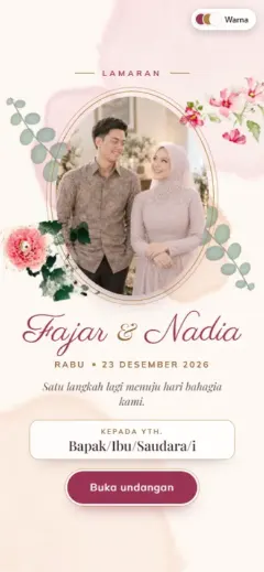 Template Bunga Pastel