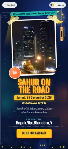 Template Kentongan Sahur