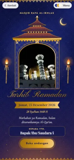 Template Obor Tarhib