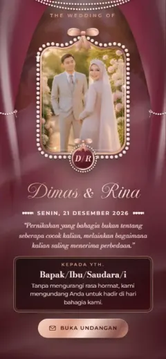 Template Maroon Glam