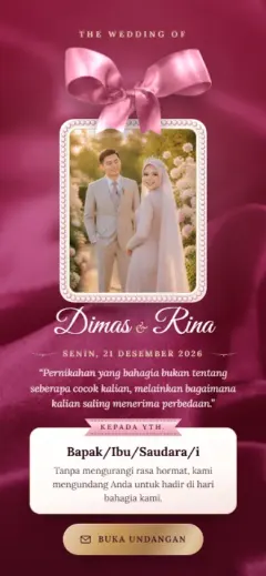 Template Pita & Mutiara