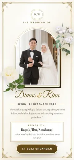 Template Putih Klasik