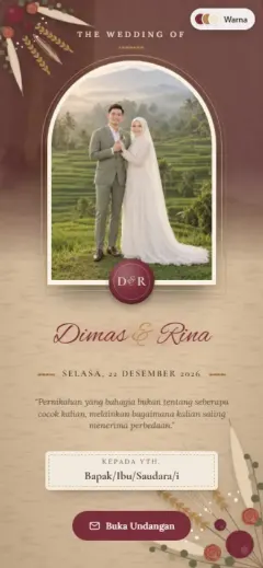 Template Rustic Kraft