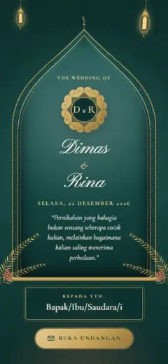 Template Sakinah Tanpa Foto