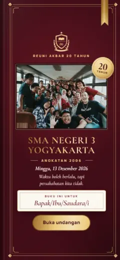 Template Buku Tahunan