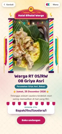 Desain Gang Lebaran