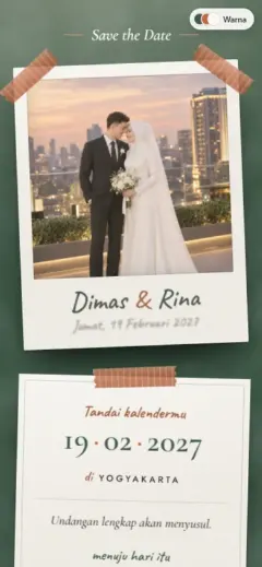 Template Polaroid Kenangan