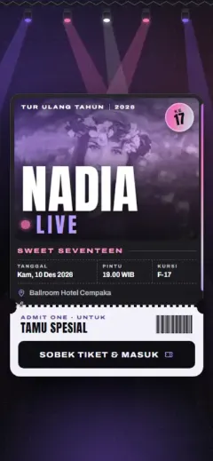 Template Konser Ultah