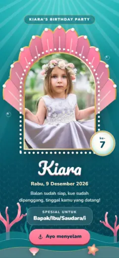 Template Putri Duyung